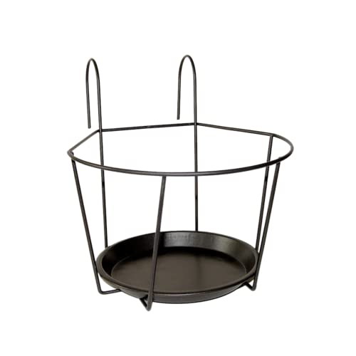 Esschert Design Balcony Pot Hanger, Metal - Large