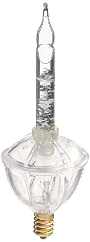 Vickerman 3-in-1 Pack C7 Clear Glitter Bubble Replacement Bulb, 5-watt