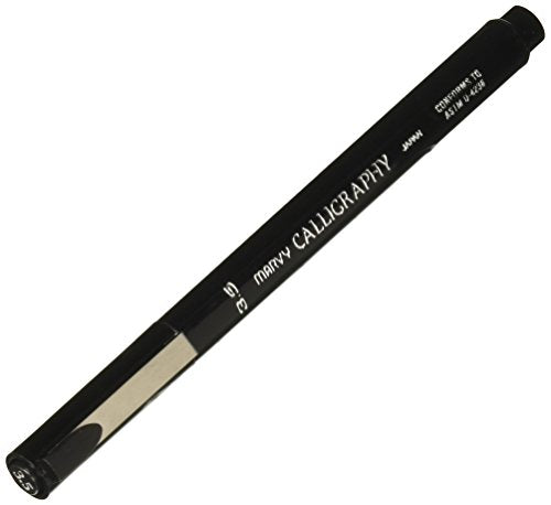 Uchida Calligraphy Marker, Medium Point, 3.5mm, Black (UCH6000MS1)