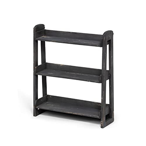 Park Hill Collection Wooden Herb Rack with Black Finish EGG30149