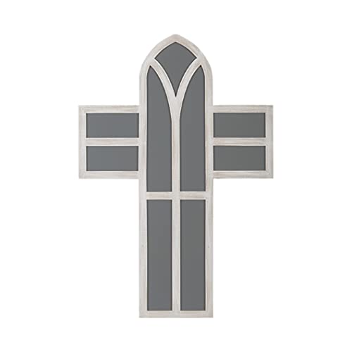 Carson 14224 Gray Window Wall Cross, 14-inch Height