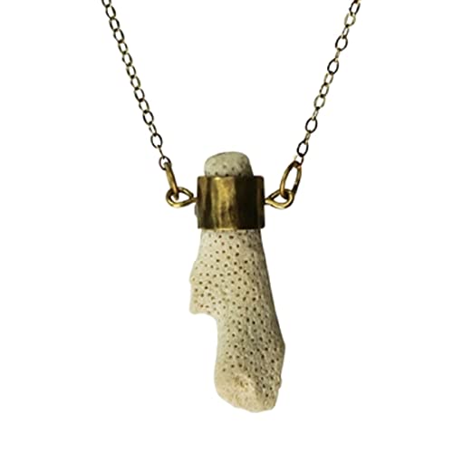 HomArt AREOhome Found Beach Coral Pendant, Brass