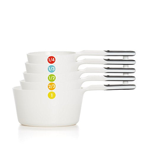 OXO Good Grips 6-Piece Plastic Measuring Cups- White, 1 EA