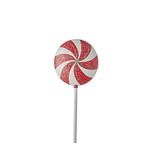 RAZ Imports 2022 Merrymint 24" Peppermint Lollipop Stem