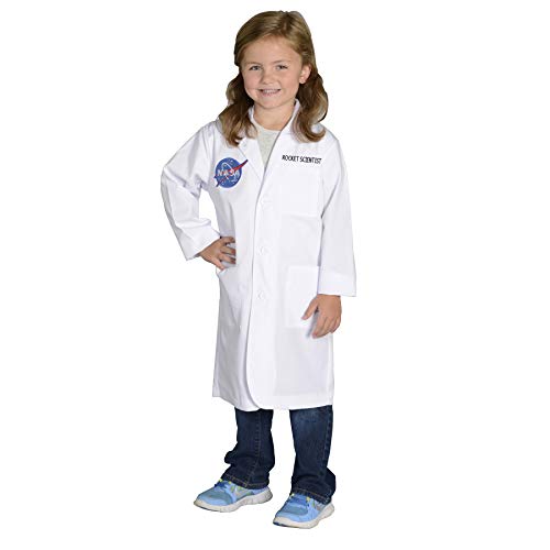 Aeromax Jr. NASA Rocket Scientist Lab Coat, White, size 6/8