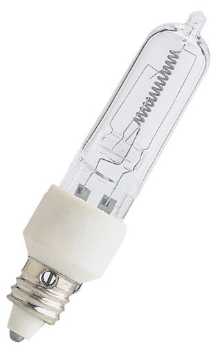 Feit Electric BPQ100/CL/MC Light Bulb, Mini Candelabra - Halogen, Clear 120v/100w