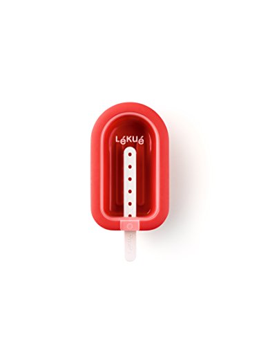 L‚àö¬©ku‚àö¬© Stackable Popsicle Mould, One Size, Red