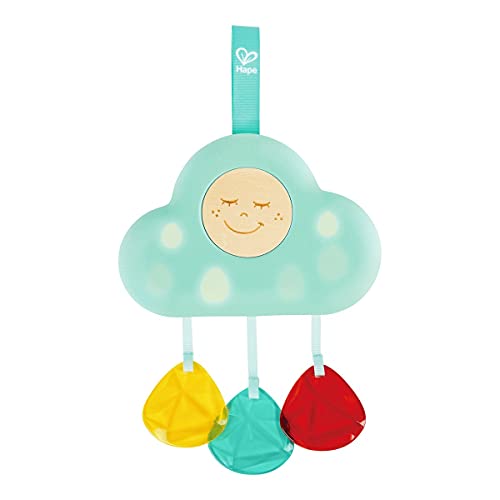 Hape Baby Crib Mobile Toy with Lights & Relaxing Songs| 10 Types of Soothing Sleep Sound for Crib Mobile| Adjustable Night Light for Baby from Birth and Up