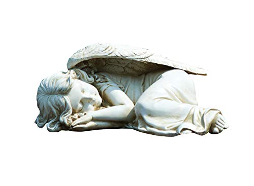 Roman Joseph Studio 40070 Long Sleeping Girl Angel Statue, 11.75-Inch