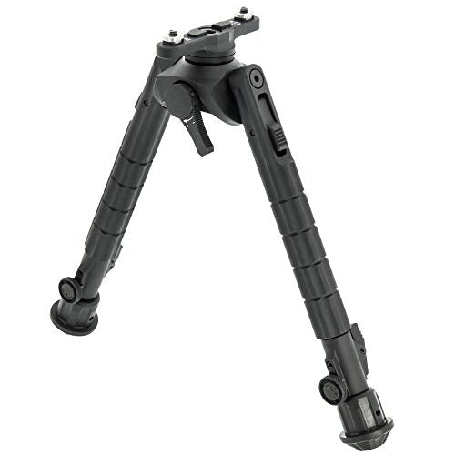 Leapers UTG Recon 360 TL Bipod, 8"-12" Center Height, M-LOK, Black