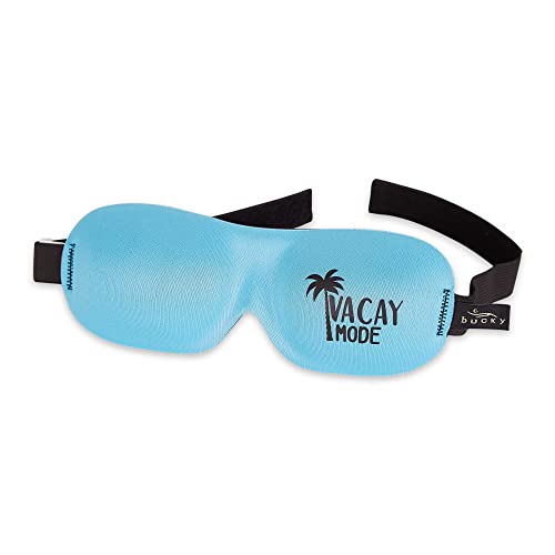 Bucky Ultralight Collection, Contoured Travel and Sleep Eye Mask, Vacay Mode, One Size,5824