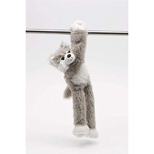 Unipak 3244SWO Stretchie Baby Wolf Plush Toy, 14-inch High, Grey