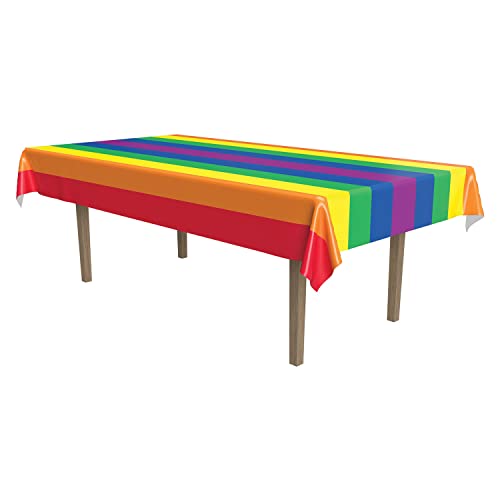 Beistle Rainbow Tablecover Party Accessory (1 Count)