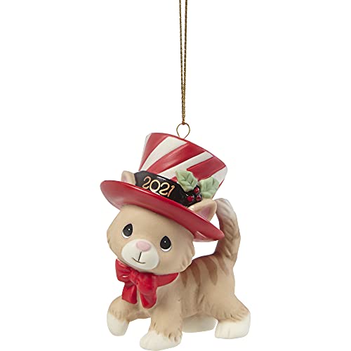 Precious Moments We Wish You A Meow-y Christmas Dated Cat Ornament