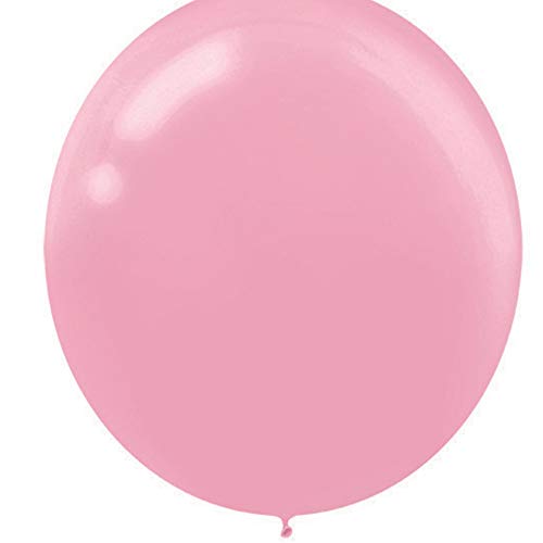 amscan Round Latex Balloons - New Pink