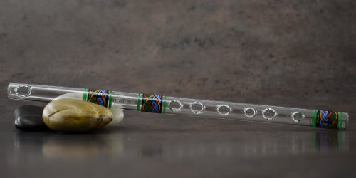 Hall Crystal Flutes 11093 - Inline Glass Piccolo in D - Lurgan Celtic