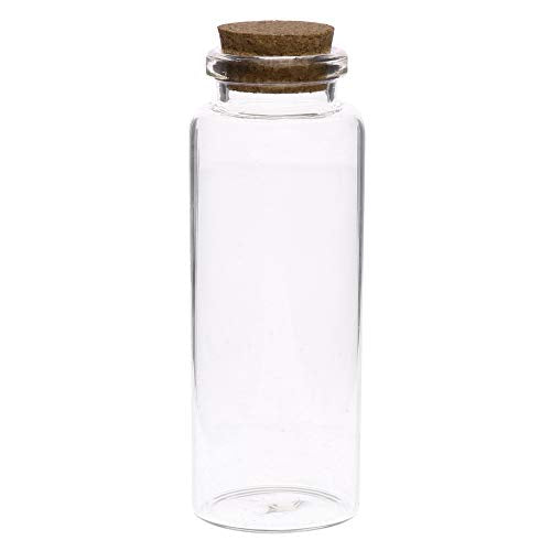 HomArt 3849-0 Tiny Glass Bottle with Cork, 3.50-inch Height