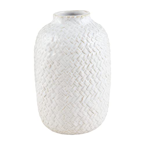 Mud Pie Textured Bud Vase, Large, 5 3/4" x 3 3/4" Dia