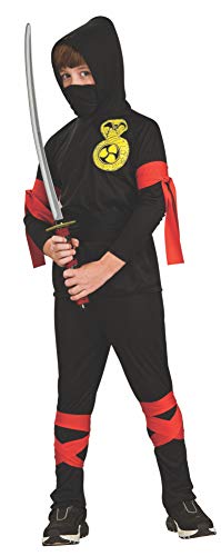 Rubie's Haunted House Child's Black Ninja Costume, Medium