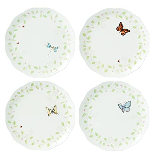 Lenox Butterfly Meadow Vines 4Pc Dinner Plate Set, 5.11, Multi