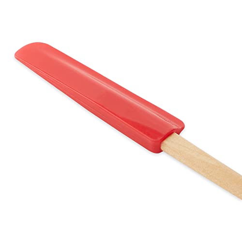 RSVP International Kitchen Tool Collection Skinny Spatula, 11.75", Red