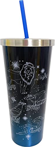 Spoontiques 18281 Constellations Stainless Drinking Cup with Straw
