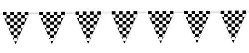 Beistle Checkered Pennant Banner Party Accessory (1 count) (1/Pkg)