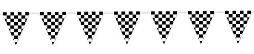 Beistle Checkered Pennant Banner Party Accessory (1 count) (1/Pkg)