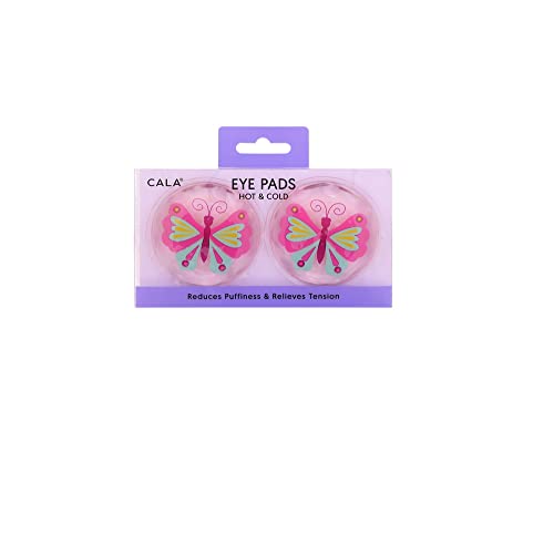 Cala Eye Pads Hot & Cold - Reduces Puffiness & Relieves Tension (purple butterfly)