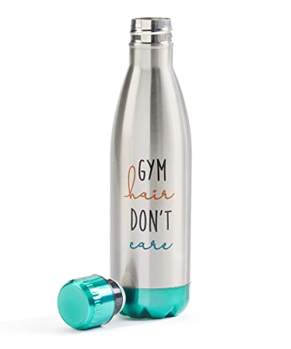 Giftcraft Double Wall Sport Bottle, 10.2-inch Height, Stainless Steel