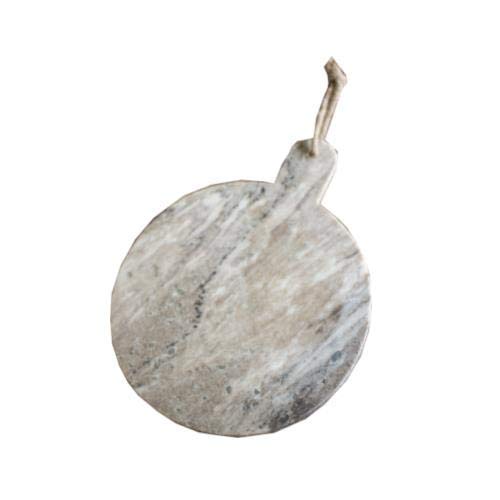 KALALOU Round Marble Cutting Board, One Size, Gray