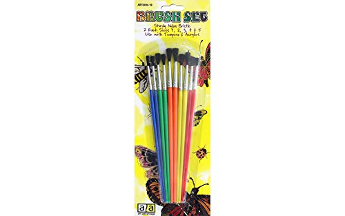 PA Distribution Art Advantage 10 Piece Brush Set
