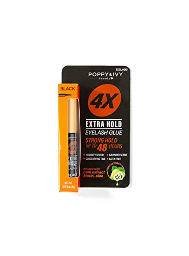 Absolute New York Poppy & Ivy Extra Hold Eyelash Adhesive With Brush Black