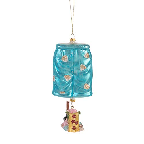 Beachcombers 5.5-Inch Glass Board Short Ornament