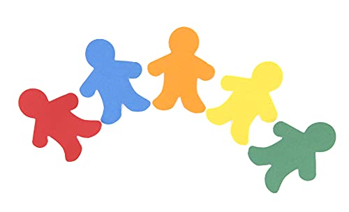 Hygloss Products Bright Family Cut Outs Assorted Color Paper-100 count, 2-Inch