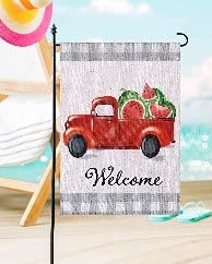 Evergreen Watermelon Truck, House Burlap