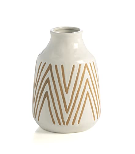 Shiraleah White Decorative Aptos Vase