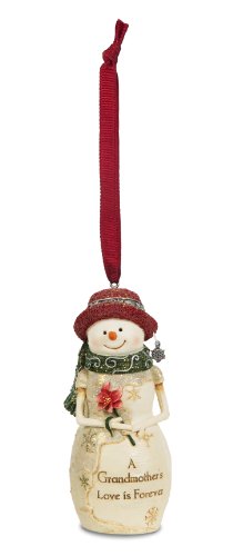 Pavilion Gift Company 81119 The Birchhearts Grandmother Snowman Figurine, 4-Inch