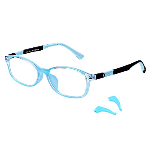 DUCO Blue Light Glasses for Kids Boys Girls Blue Ray Blocking Glasses Cute Computer Gaming TV Glasses for Children K015