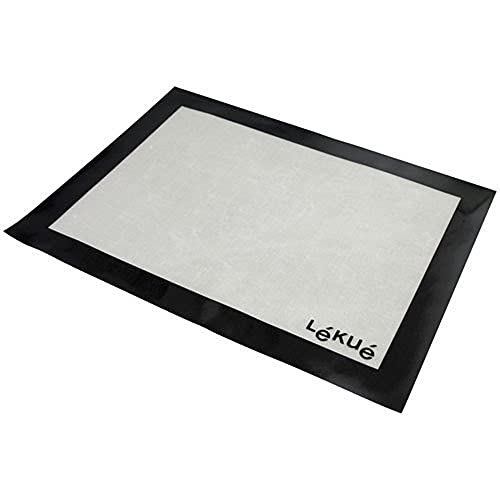 L√©ku√© 12 by 16-Inch Silicone Baking Mat, Clear