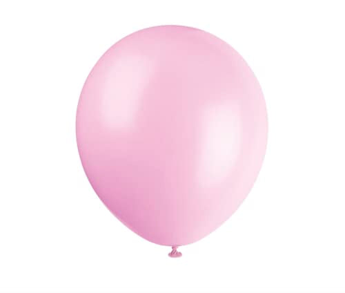 Unique Industries, 9" Latex Balloons, DIY Party Decoration - Pack of 20, Petal Pink