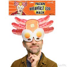 Archie McPhee Character Goods Pagan Breakfast God Mask New 12886