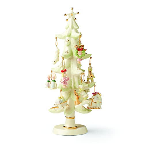 Lenox Grinch Stole Christmas 12Pc Ornament Tree, 3.30 LB, Multi, 12