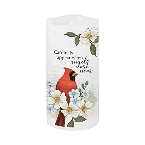 Carson 10792 Cardinals Appear Moving Wick Candle, 6-inch Height