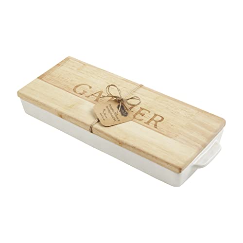 Mud Pie Gather Tray And Board Set, 13 1/4-inch