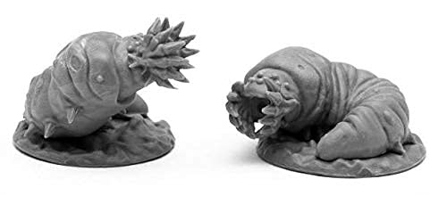 Reaper Miniatures Bones Black: Giant Maggots (2)