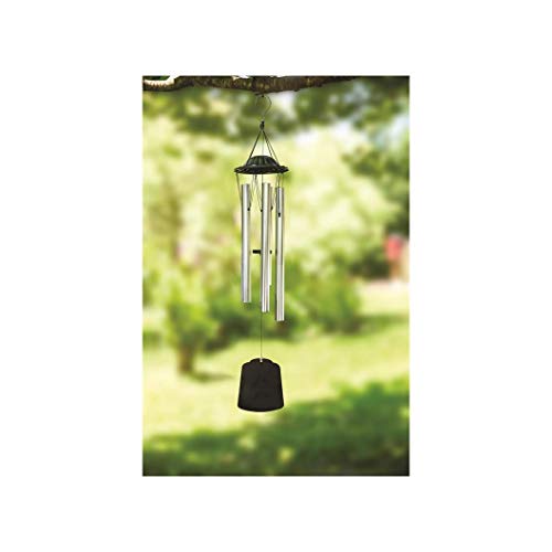 Manual IMWCSI Inspirational Silver Ring Blank Wind Chime