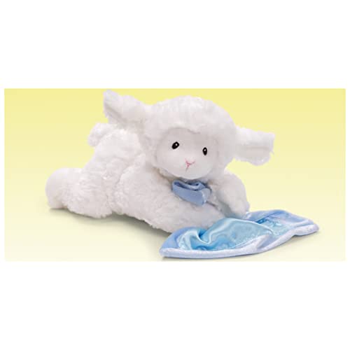 Gund 50361 Toy Plush Prayer Lena Lamb Blue 6.5 In.