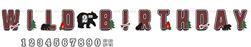 Amscan Little Lumberjack Birthday Jumbo Add√Å√≠Œ©√Å¬¥√ñ√Å√≠Œ©An√Å√≠Œ©√Å¬¥√ñ√Å√≠Œ©Age LetterBanner