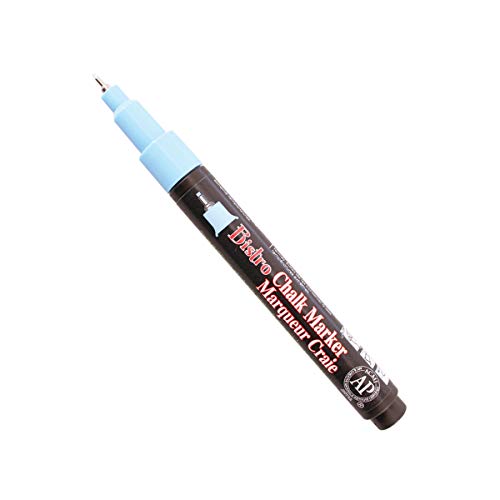Uchida Of America Extra Fine Tip Bistro Chalk Marker Art Supplies, Fluorescent Blue